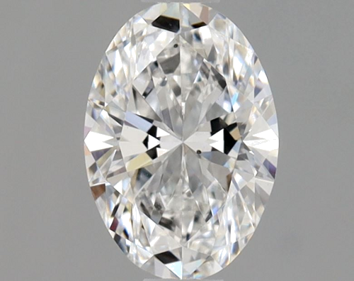 0.61 carat E-VS2 Natūralus Oval Deimantas (1)