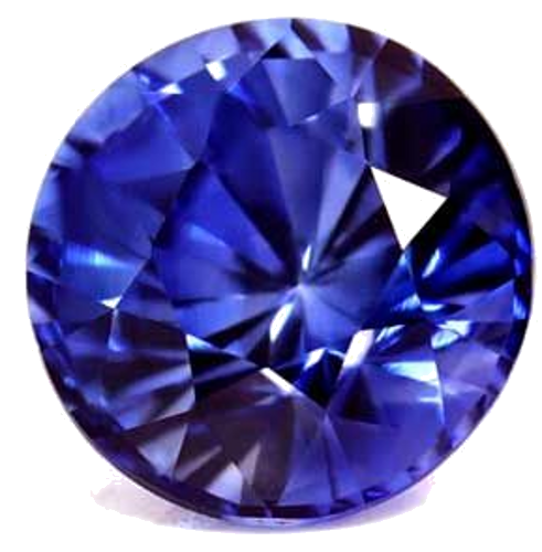 0.95 carat BLUE Round Safyras (1)