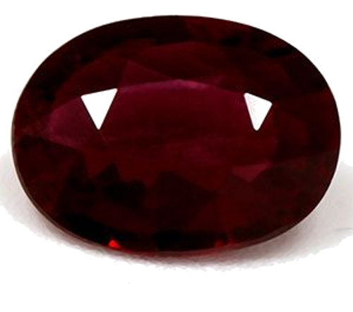 0.57 carat RED Oval Rubinas (1)