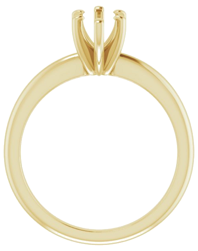 14K Yellow  10x5 mm Marquise Solitaire Engagement Ring Mounting (2)