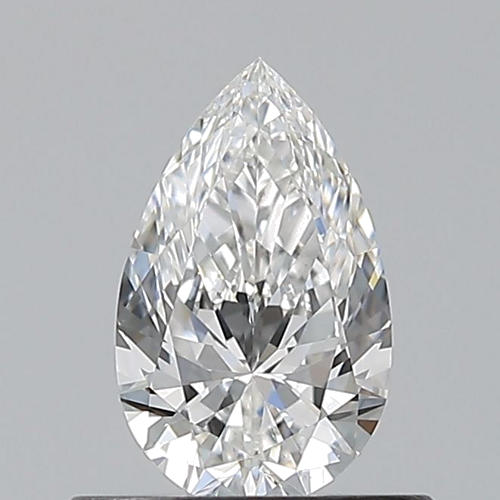 0.5 carat E-VS2 Natūralus Pear Deimantas (1)