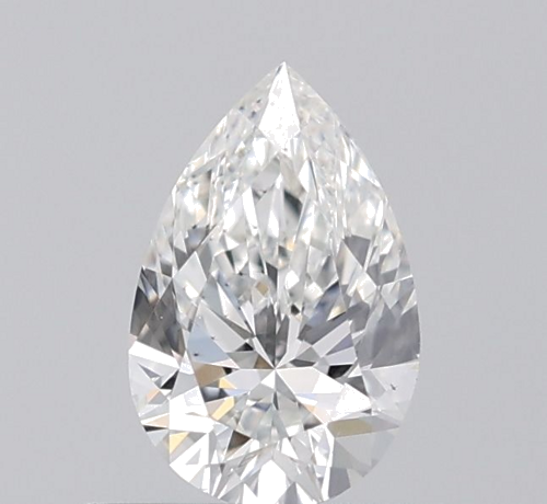 0.5 carat G-SI1 Natūralus Pear Deimantas (1)