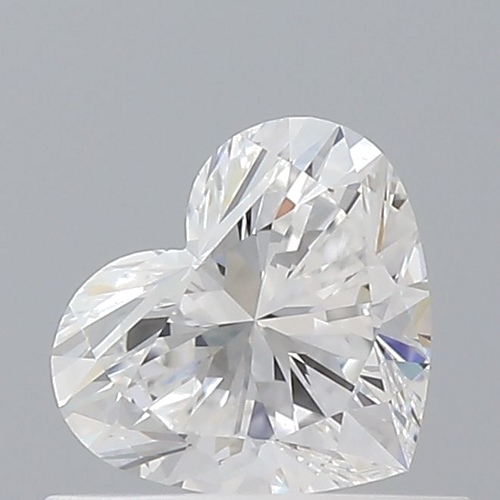 0.5 carat E-VVS2 Natūralus Heart Deimantas (1)
