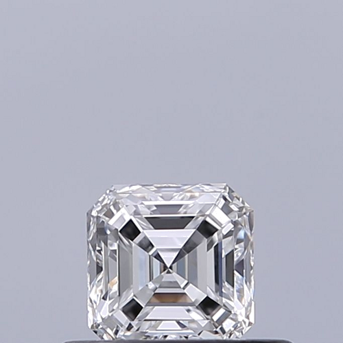 0.36 carat D-VVS2 Natūralus Asscher Deimantas (1)