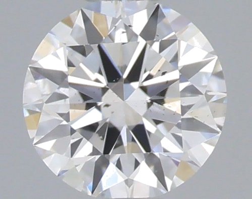 0.37 carat F-SI1 Excellent cut Natūralus Round Deimantas (1)