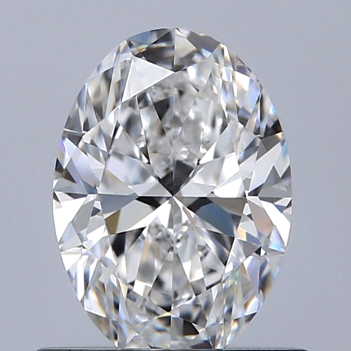 0.63 carat D-VVS2 Natūralus Oval Deimantas (1)