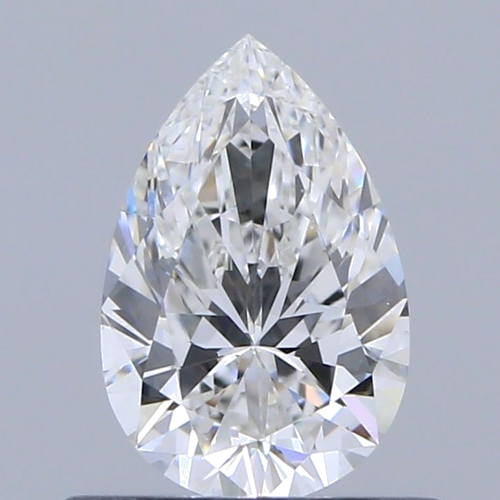 0.51 carat F-VS1 Natūralus Pear Deimantas (1)