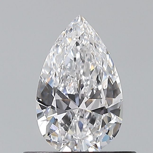 0.5 carat D-VS1 Natūralus Pear Deimantas (1)