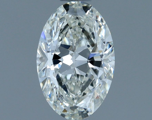 0.59 carat I-VS1 Natūralus Oval Deimantas (1)