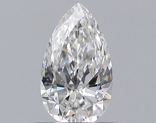 0.69 carat F-VS2 Natūralus Pear Deimantas (1)