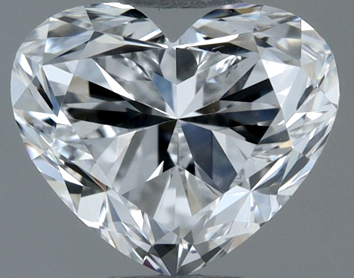0.6 carat D-SI1 Natūralus Heart Deimantas (1)