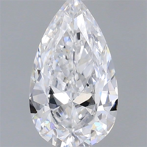 0.38 carat D-VS2 Natūralus Pear Deimantas (1)