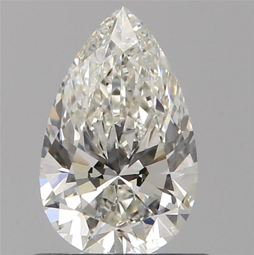 0.62 carat H-VS2 Natūralus Pear Deimantas (1)