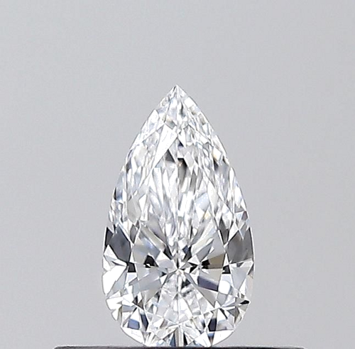 0.3 carat D-VS1 Natūralus Pear Deimantas (1)