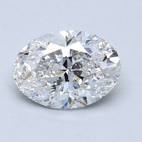 0.9 carat E-SI2 Natūralus Oval Deimantas (1)