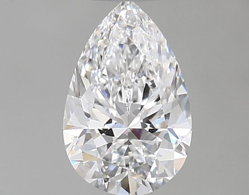 0.46 carat D-VVS1 Natūralus Pear Deimantas (1)