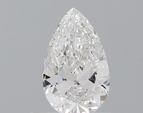 0.32 carat D-IF Natūralus Pear Deimantas (1)