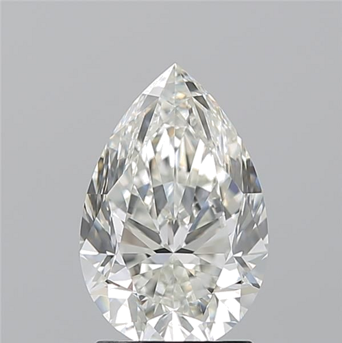 1.72 carat I-VVS1 Natūralus Pear Deimantas (1)
