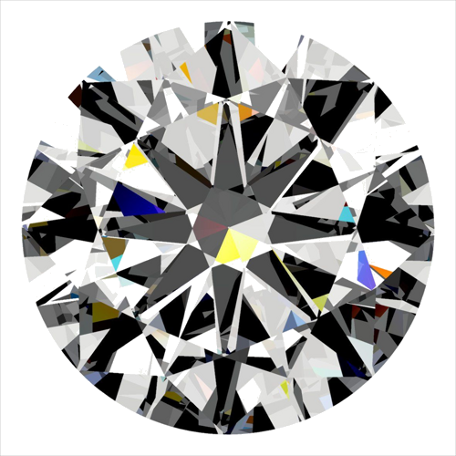 0.3 carat G-VVS2 GD cut Natūralus Round Deimantas (1)
