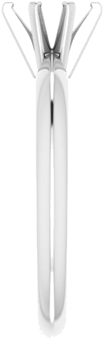 Sužadėtuvių Žiedas „Lightweight Solitaire“ 585 Baltojo Aukso Pear Shape 6.5mm x 4.5mm (4)