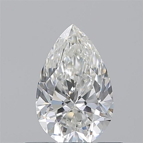 0.56 carat H-VVS2 Natūralus Pear Deimantas (1)