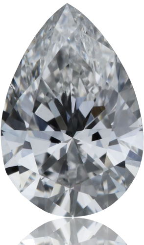 0.26 carat E-SI1 Natūralus Pear Deimantas (1)