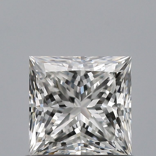 0.74 carat F-VVS2 Natūralus Princess Deimantas (1)