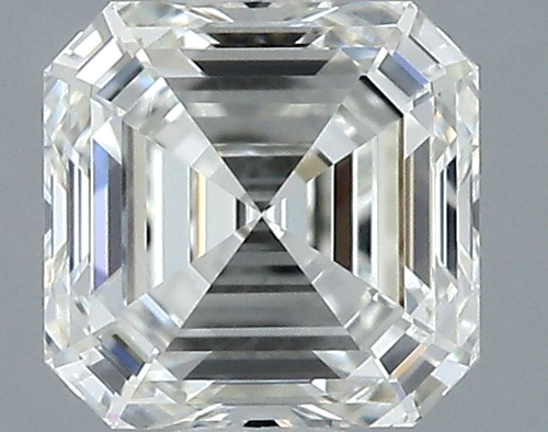 0.51 carat I-VVS1 Natūralus Asscher Deimantas (1)