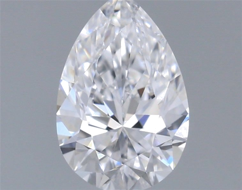 0.3 carat D-VVS2 Natūralus Pear Deimantas (1)