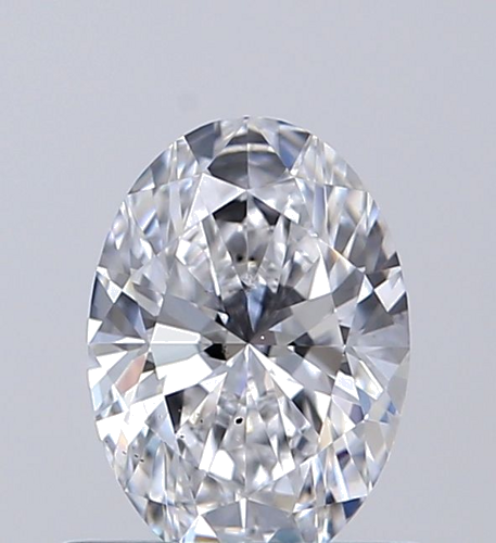 0.6 carat D-SI1 Natūralus Oval Deimantas (1)
