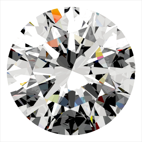 0.3 carat I-SI1 Excellent cut Natūralus Round Deimantas (1)