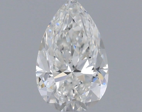 0.33 carat F-SI1 Natūralus Pear Deimantas (1)