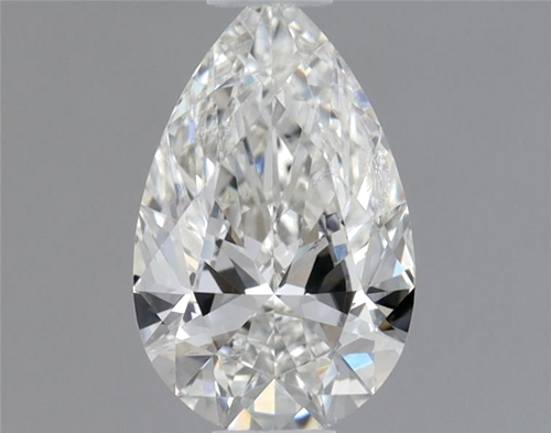 0.46 carat I-SI2 Natūralus Pear Deimantas (1)