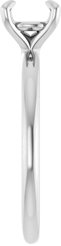 Sužadėtuvių Žiedas „Solitaire“ 925 Sidabro Round 6.5mm (4)