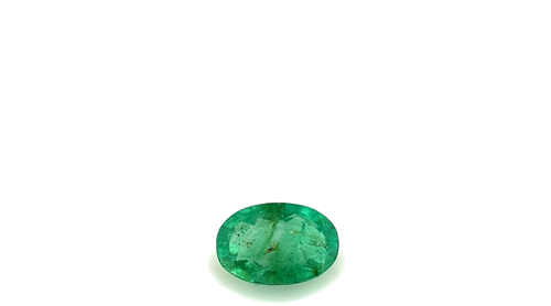 0.54 carat GREEN Oval Smaragdas (1)