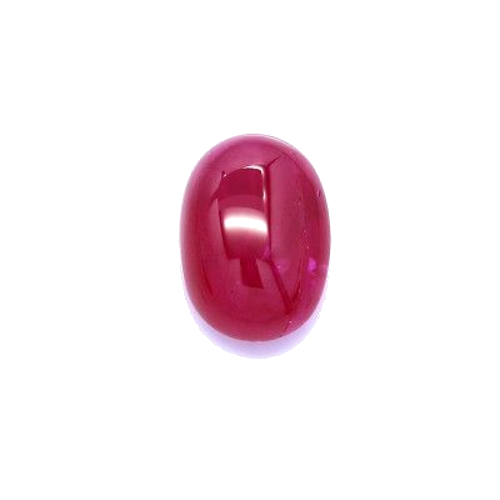 3.25 carat RED CABOCHON cut Oval Rubinas (1)
