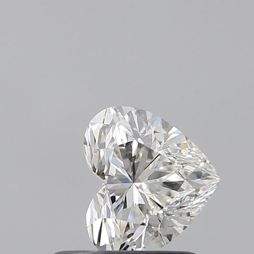 0.6 carat H-SI1 Natūralus Heart Deimantas (1)