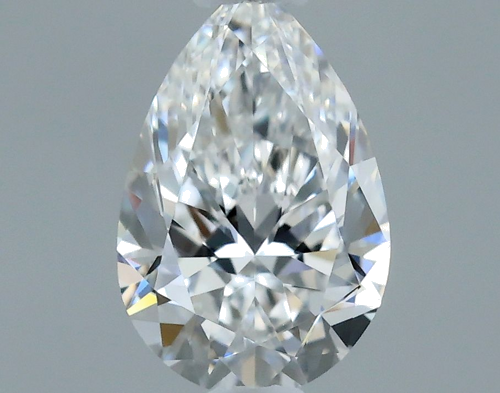 0.3 carat E-VVS1 Natūralus Pear Deimantas (1)