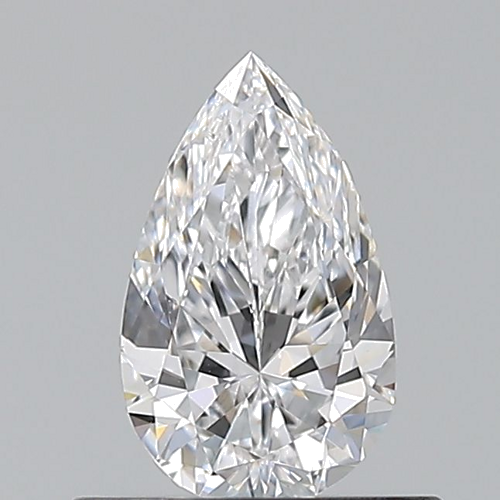 0.5 carat D-VS1 Natūralus Pear Deimantas (1)