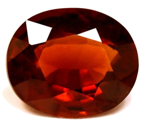 7.43 carat ORANGE Oval Garnet (1)