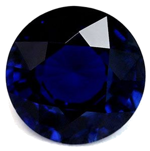0.95 carat BLUE Round Safyras (1)