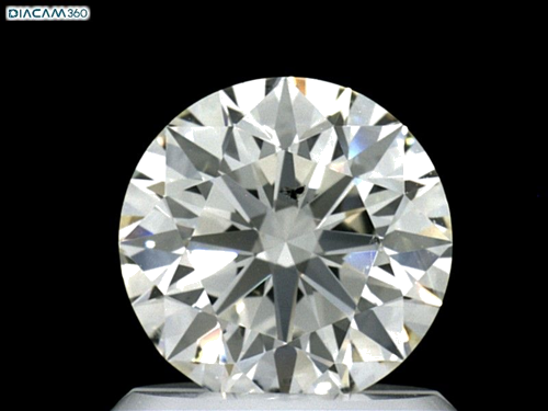 1.08 carat K-SI2 Excellent cut Natūralus Round Deimantas (1)