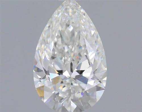 0.51 carat F-VS1 Natūralus Pear Deimantas (1)