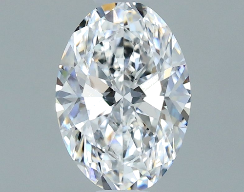 0.62 carat D-VVS2 Natūralus Oval Deimantas (1)