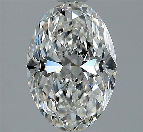 1.3 carat H-VVS1 Natūralus Oval Deimantas (1)
