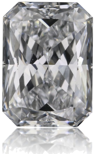 0.34 carat D-VS2 Natūralus Radiant Deimantas (1)