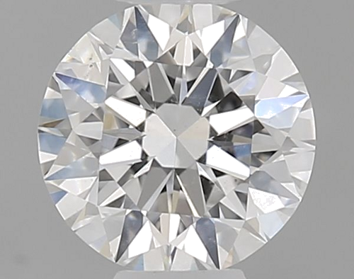 0.59 carat F-SI1 Excellent cut Natūralus Round Deimantas (1)