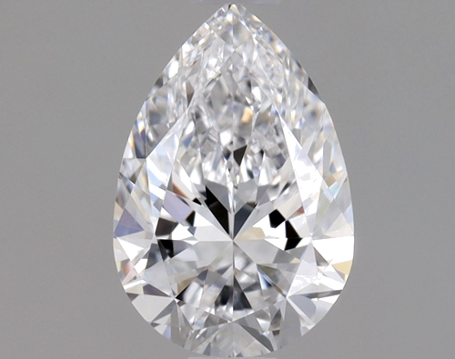 0.9 carat D-VVS1 Natūralus Pear Deimantas (1)