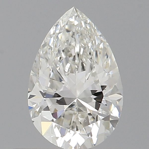 0.5 carat G-VS2 Natūralus Pear Deimantas (1)