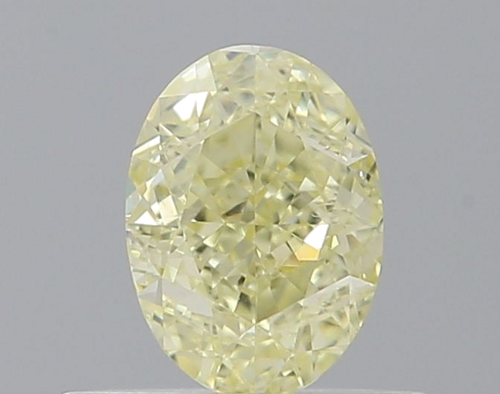 0.54 carat Fancy Yellow-SI1 Natūralus Oval Deimantas (1)